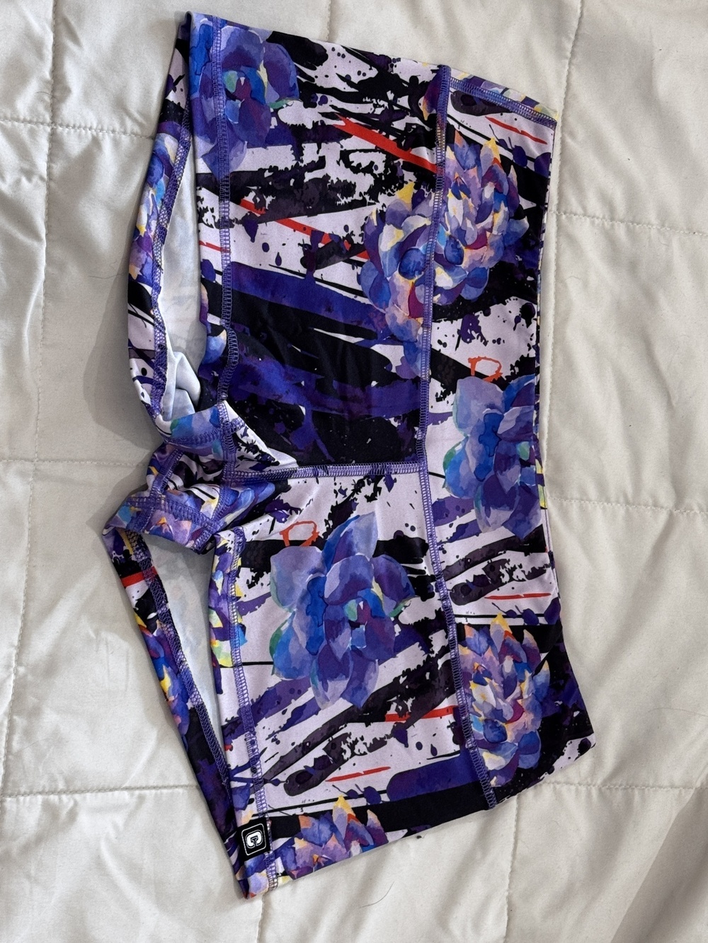 FLEO Purple Blue Succulent Floral XL